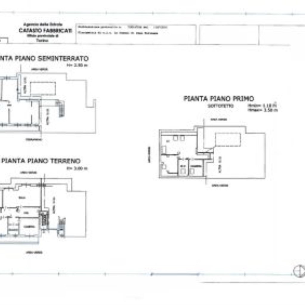 Villa Bifamiliare Via Pellice, Pino Torinese - planimetria 1