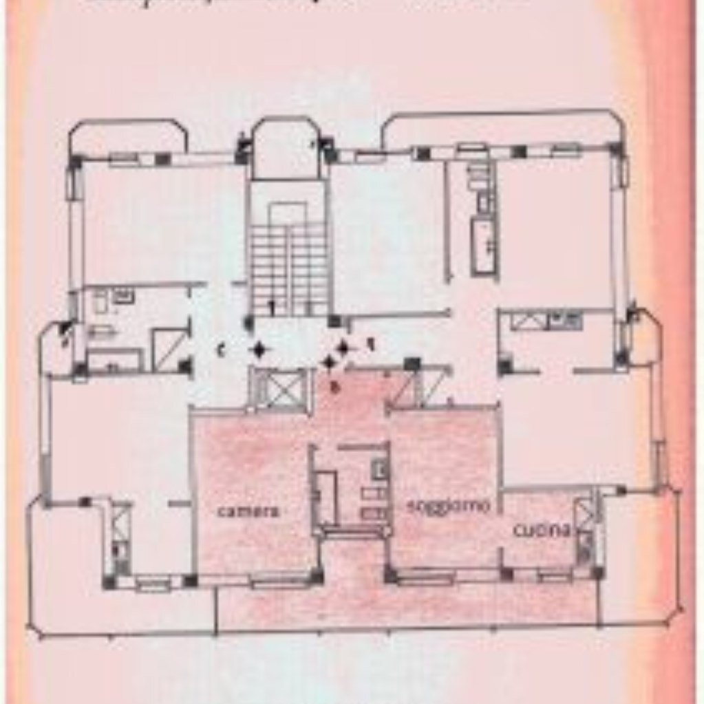 Trilocale Corso Taranto, 208, Torino (zona Regio Parco) - planimetria 1