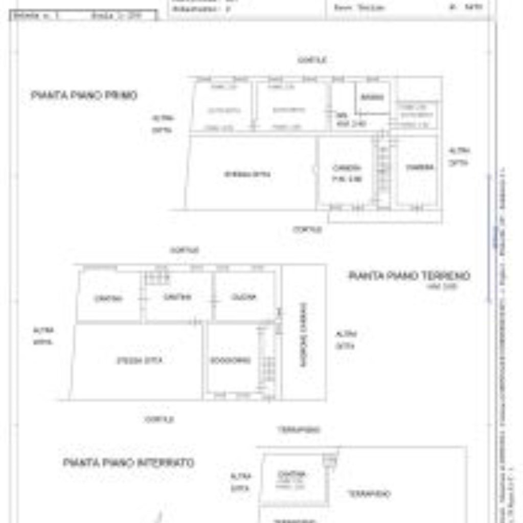 Farmhouse Via Tetti Trinità, 78, Montaldo Torinese - floor plans 1