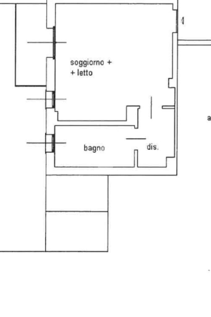 Monolocale Via guerciotti, Legnano - planimetria 1