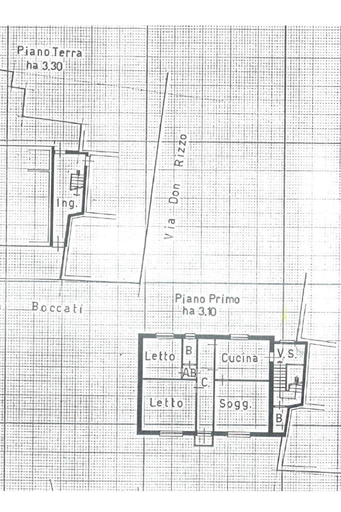 Casa semi indipendente Via Primo Boccati, Copparo - planimetria 1