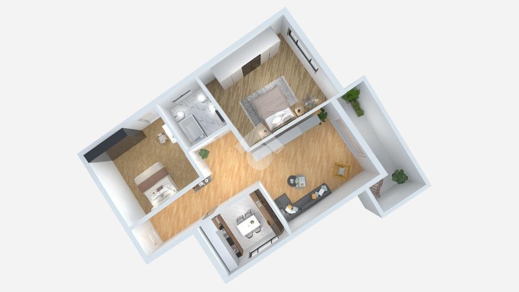 Three-room apartment Via Brianza, Gessate - floor plans 1