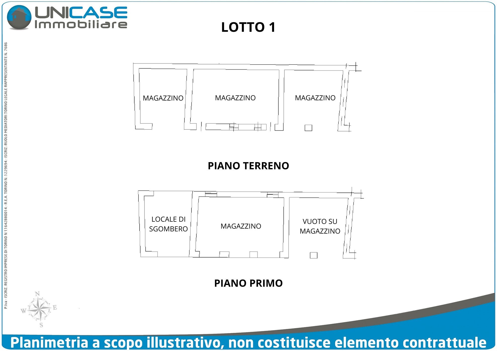 Lotto 1 - Rustico strada Costagrande, 280, Pinerolo - planimetria 1
