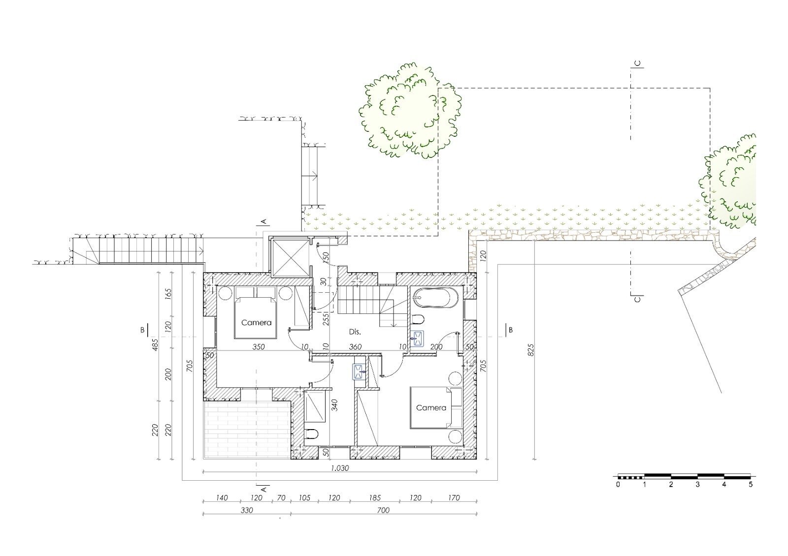 Villa Via Monsignor Bartolomeo Tornatore, 59, Dolceacqua - floor plans 1