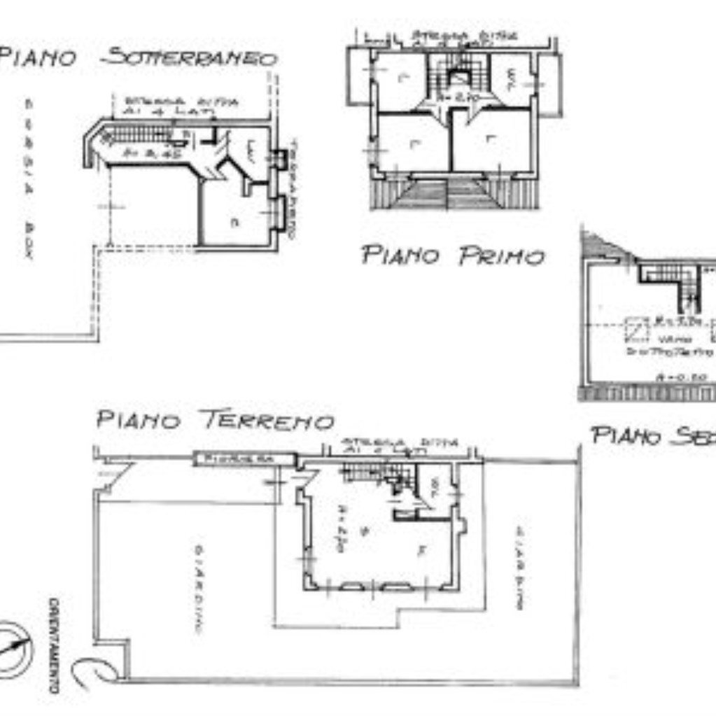 Villa a Schiera Via Granatieri di Sardegna, 8, frazione Madonna dell'Olmo, Cuneo - planimetria 1