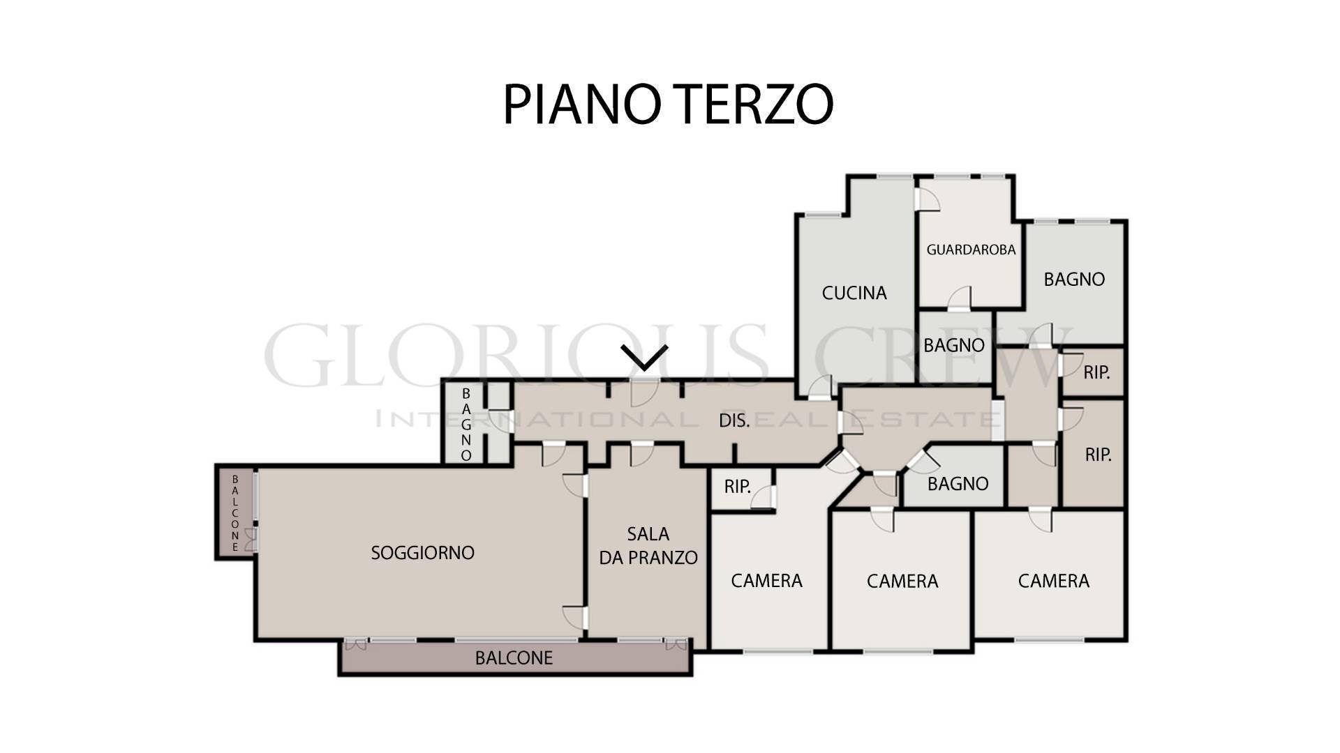 Foto 24 - Appartamento Piazza Della Repubblica, Milano - planimetria 1