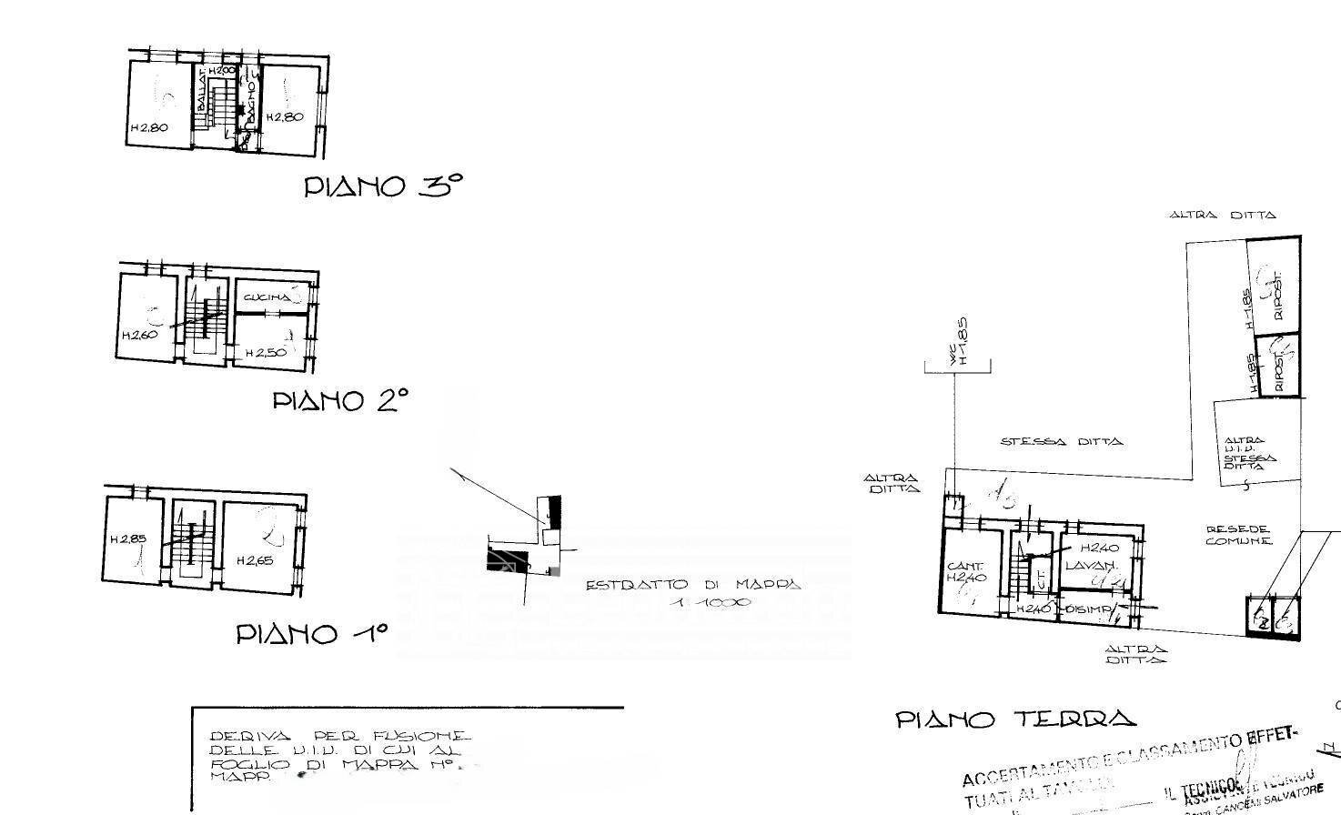 Foto 3 - Casa indipendente Via di Contra, Camaiore - planimetria 1