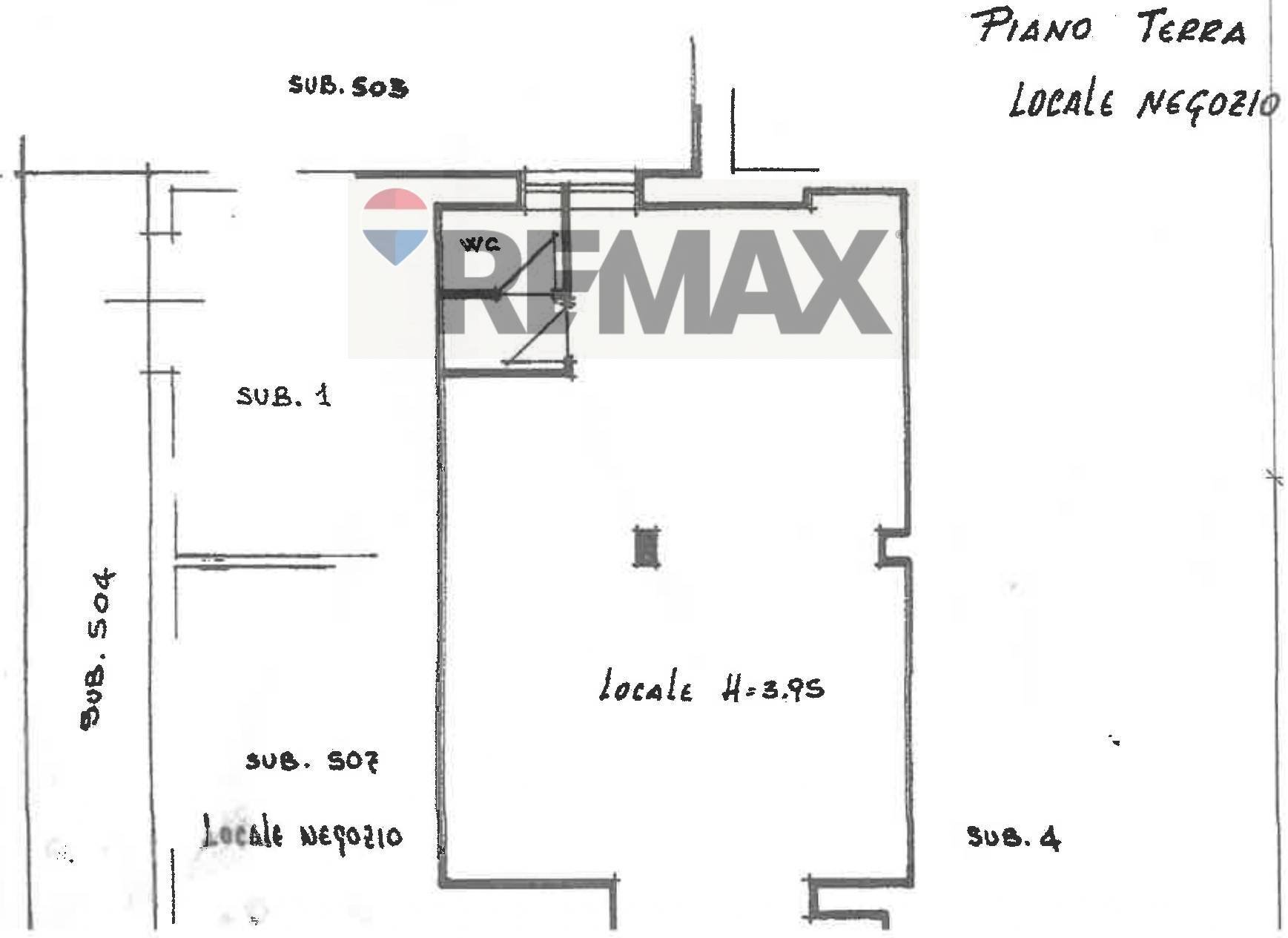 Pianta 2D - Negozio Via Cornelia
 
66, Roma - planimetria 1