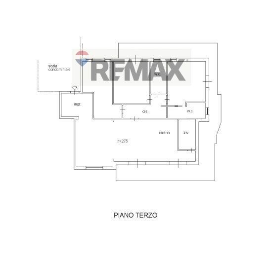 Pianta 2D - Appartamento via Convento del carmine
 
5, Tremestieri Etneo - planimetria 1