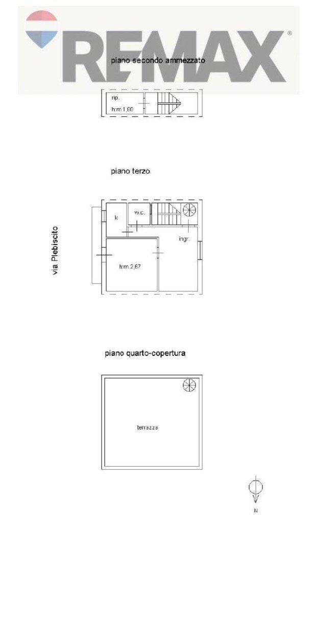 Pianta 2D - Two-room apartment Via Plebiscito
 
449, Catania - floor plans 1
