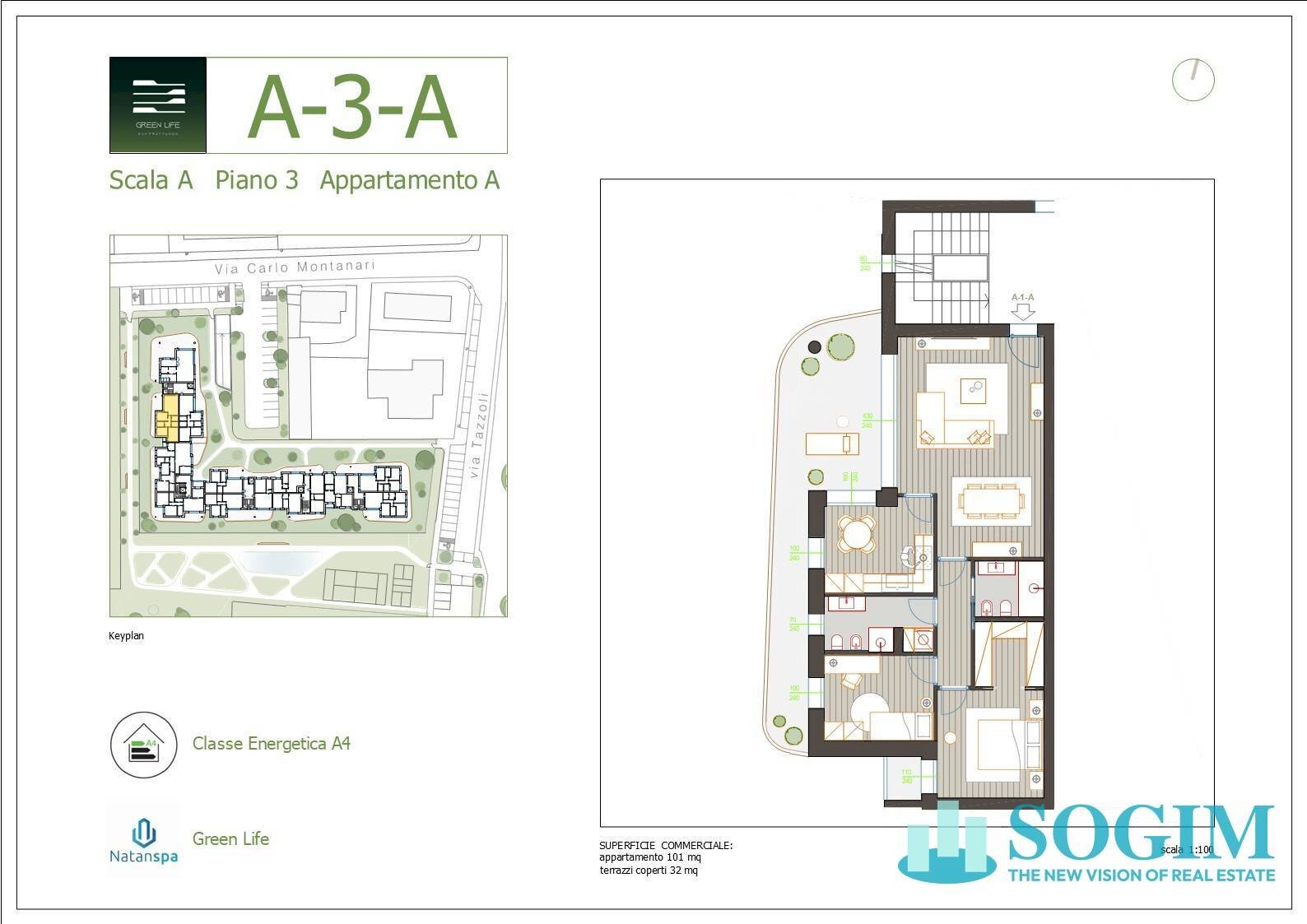 Foto 10 - Trilocale via Tazzoli
 
15, Monza - planimetria 1