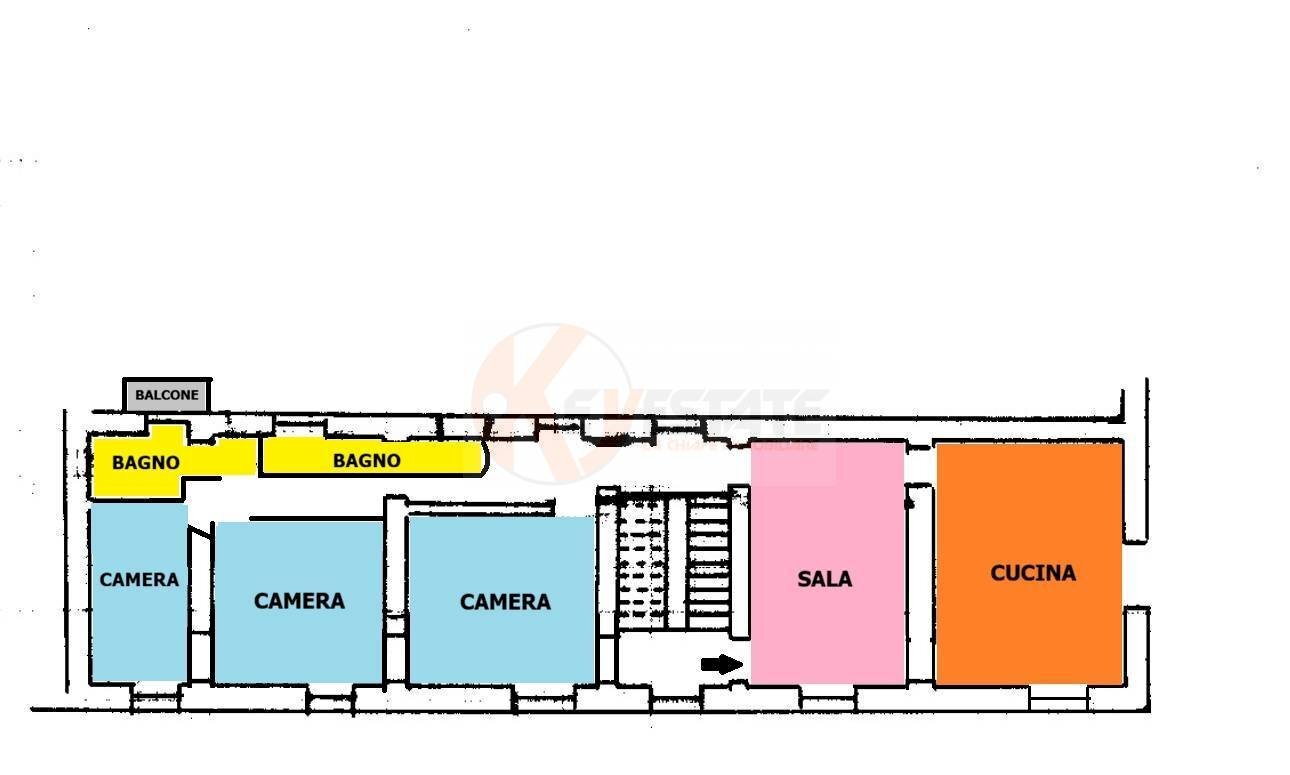 Foto 31 - Four-room apartment Via Luzzatti
 
16, Sassari - floor plans 1