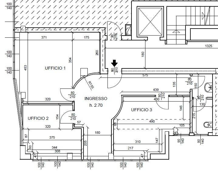 Foto 12 - Ufficio Via Carlo Noè
 
45, Gallarate - planimetria 1