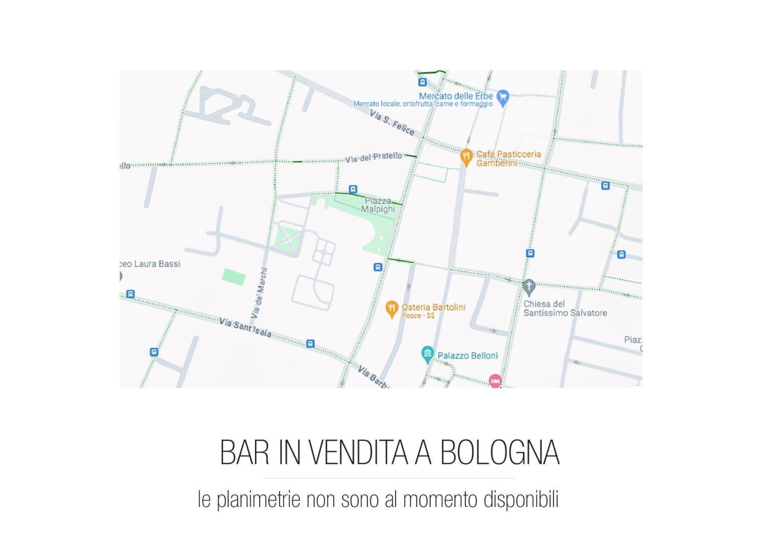Bar Tavola Calda - Fredda via Ugo Bassi, Bologna (zona Centro Storico) - planimetria 1