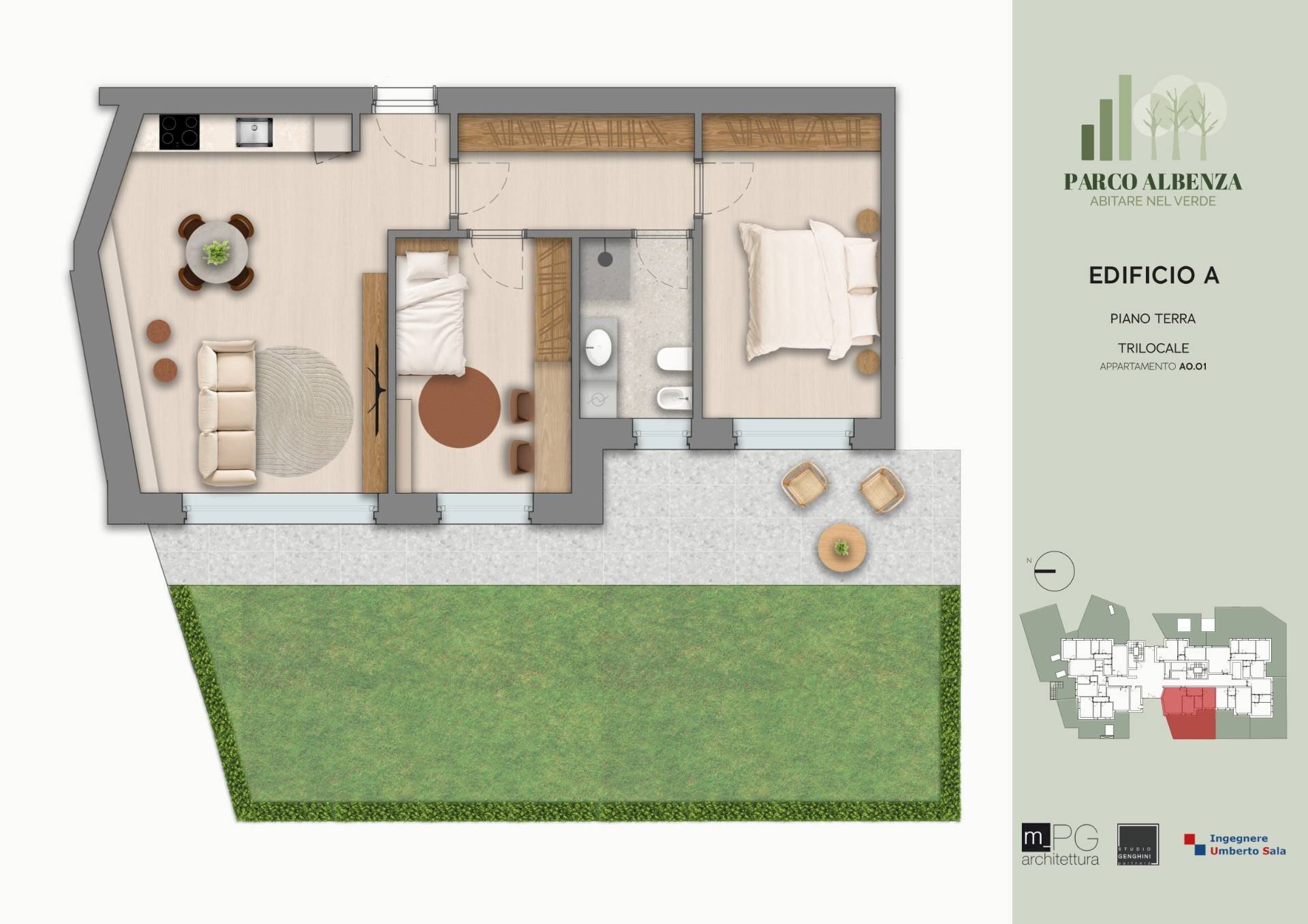 Foto 20 - Trilocale Via Monte Albenza
 
10, Monza - planimetria 1