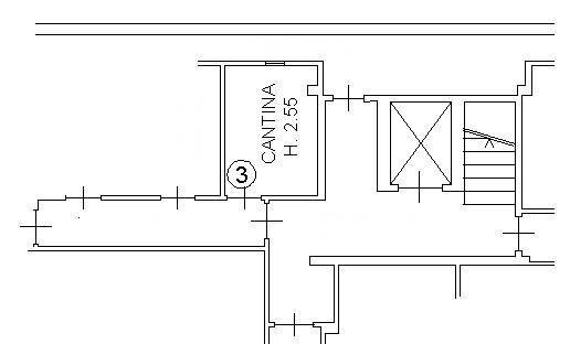 Quadrilocale via Giacomo Leopardi, Mondovì - planimetria 1