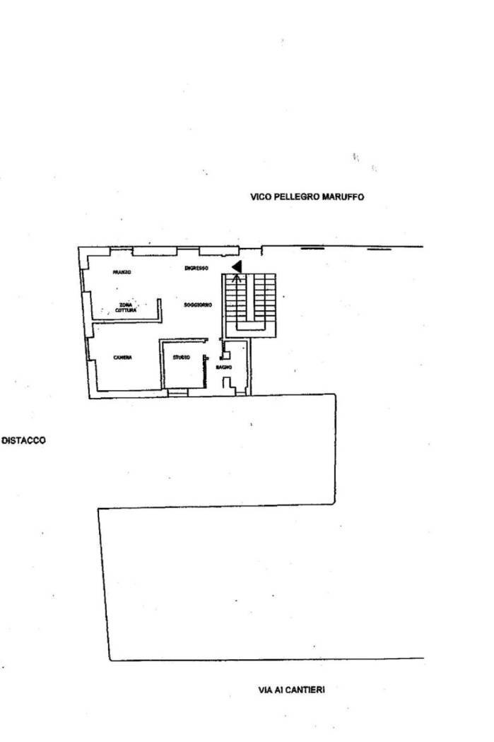 Appartamento vico Pellegro Maruffo, 2, Genova (zona Voltri) - planimetria 1