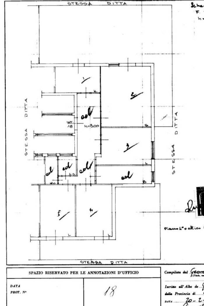 Attico via Candido De Angelis, 3, Anzio - planimetria 1