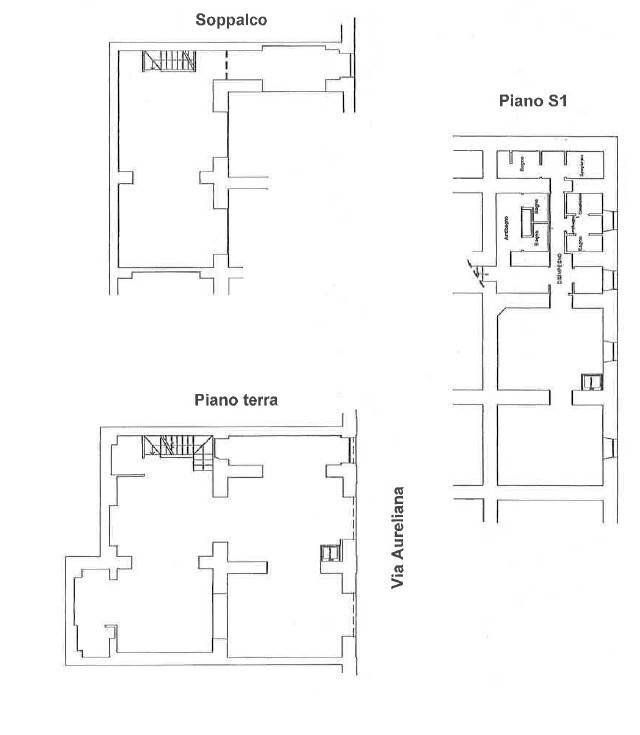 Negozio via Aureliana, 40, Roma (zona Centro Storico) - planimetria 1