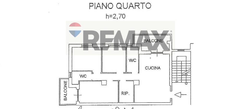 Pianta 2D - Trilocale via anna morrone
 
14, Cosenza - planimetria 1