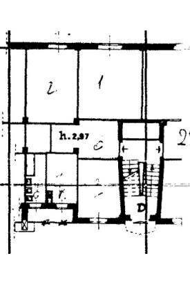 Four-room apartment Lungo Po Alessandro Antonelli, 117/2, Torino (neighborhood Vanchiglietta) - floor plans 1