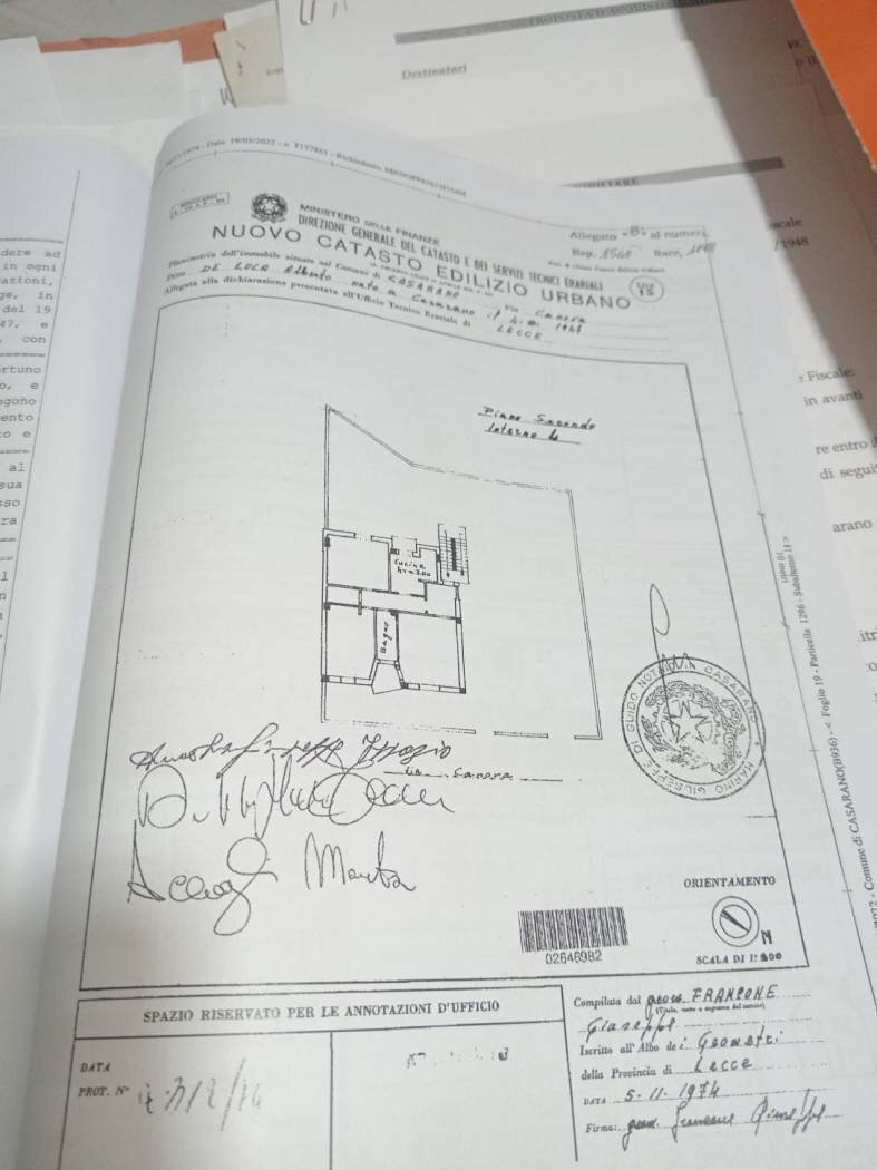 Appartamento via Canova, 131, Casarano - planimetria 1