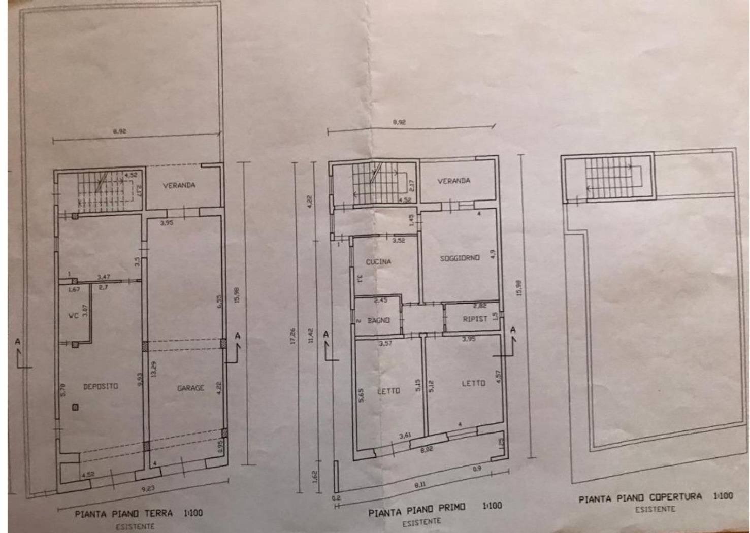 Casa indipendente via Macurano, Alessano - planimetria 1
