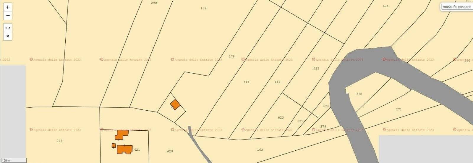 Rustico SP 45, Moscufo - planimetria 1