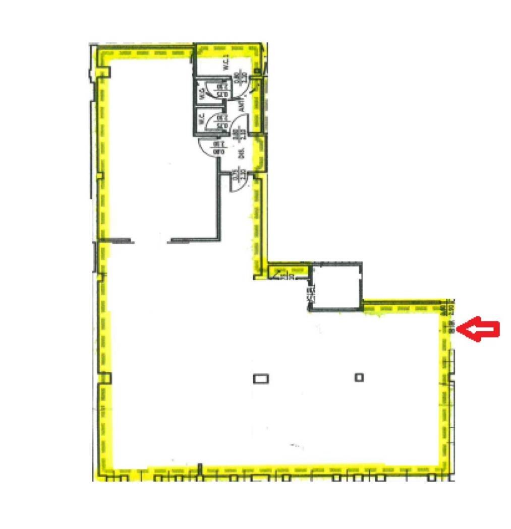 Office viale della Navigazione Interna, Padova - floor plans 1