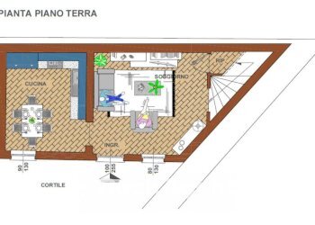 Planimetria - Casa indipendente via Professor G. Rocca, Mede - foto 1