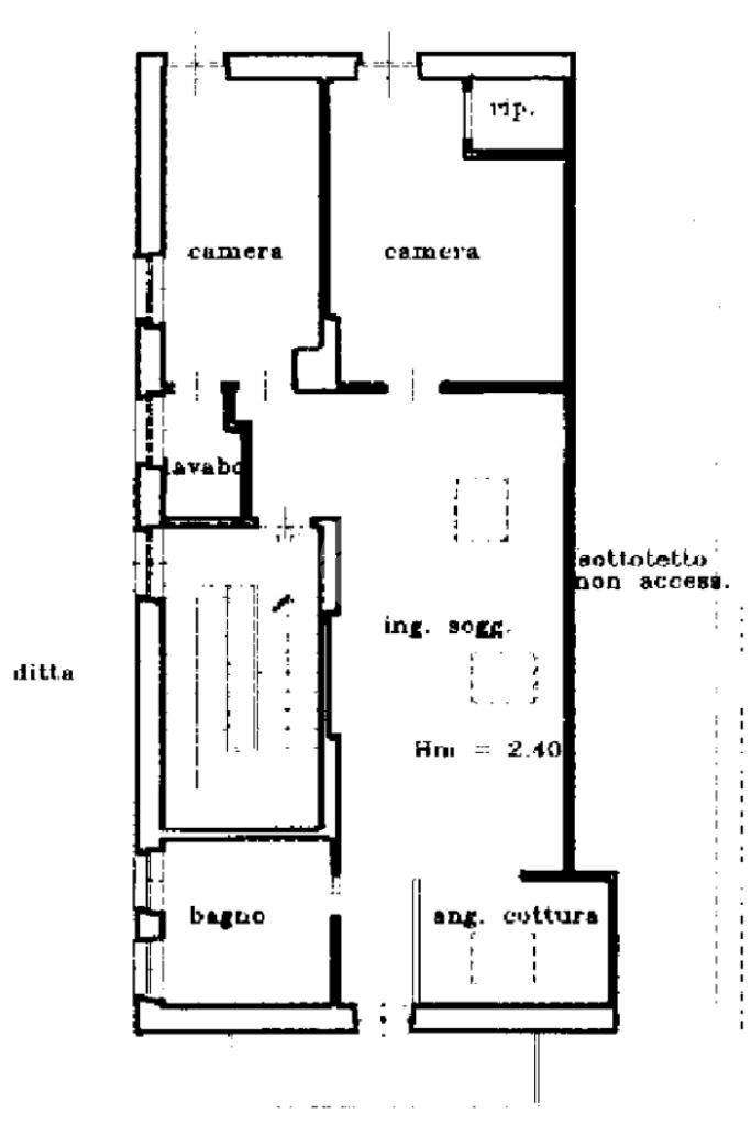 Trilocale Via Rivoli, Buttigliera Alta - planimetria 1