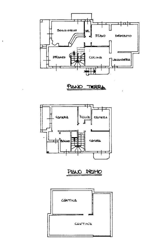 Villa Via 2 Giugno, Cipressa - planimetria 1