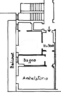 Planimetria - Bilocale Via della Barca 7, Bologna (zona Barca) - planimetria 1