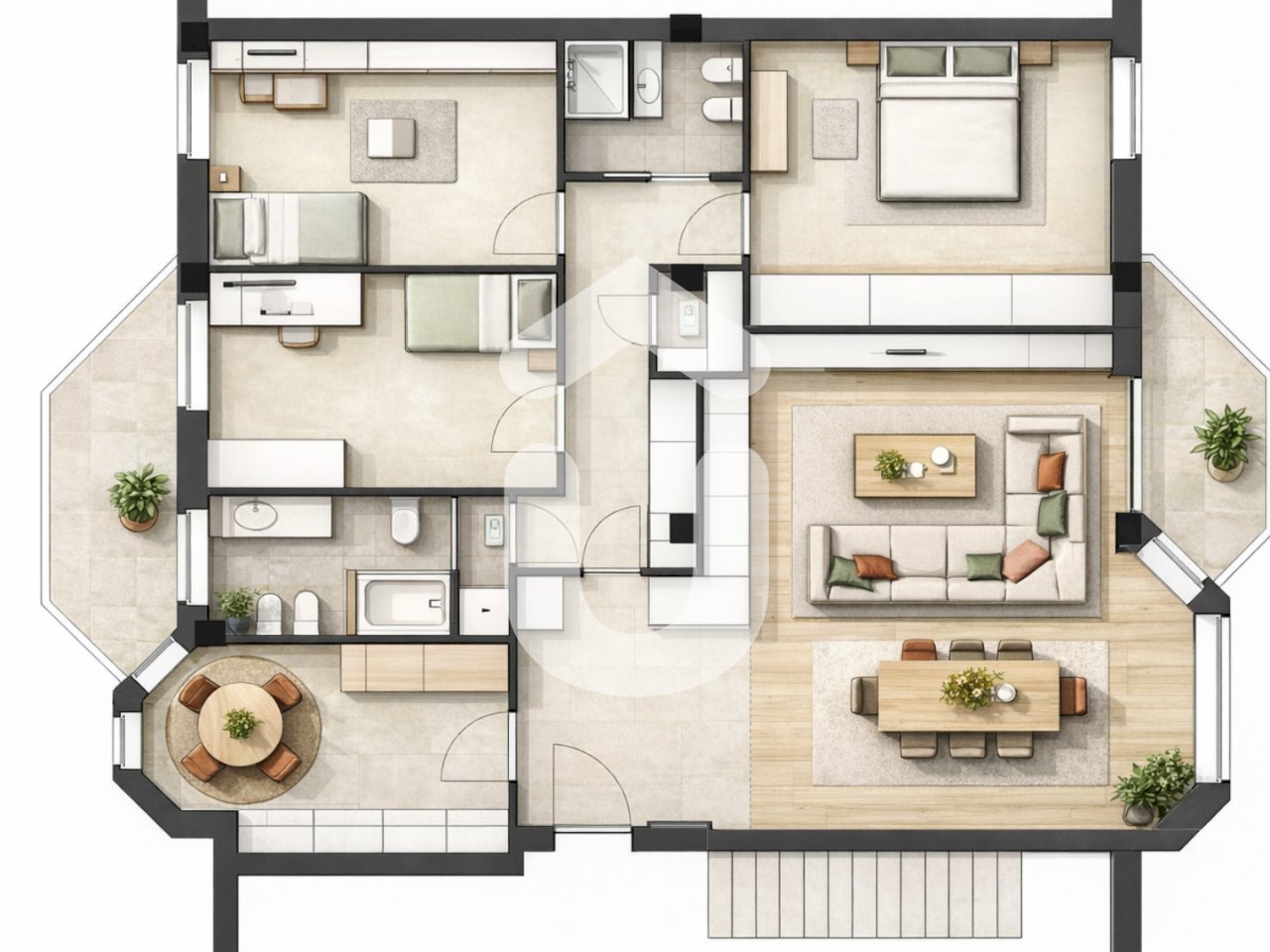 1.png - Quadrilocale Via Francesco Baracca 26, Brescia - foto 2