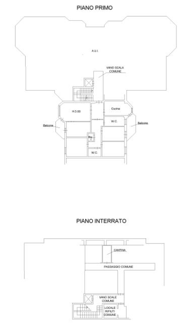 PLANIMETRIA AGIM.png - Quadrilocale Via Francesco Baracca 26, Brescia - planimetria 1