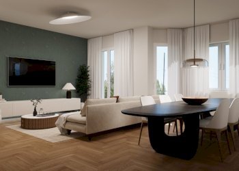 Living.jpg - Quadrilocale Via Francesco Baracca 26, Brescia - foto 6