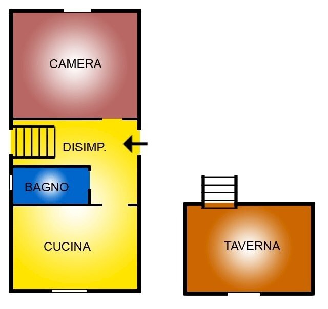 planimetria - Trilocale Bologna - planimetria 1