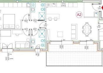 Planimetria - Four-room apartment Via San Giacomo 9, Como - photo 3