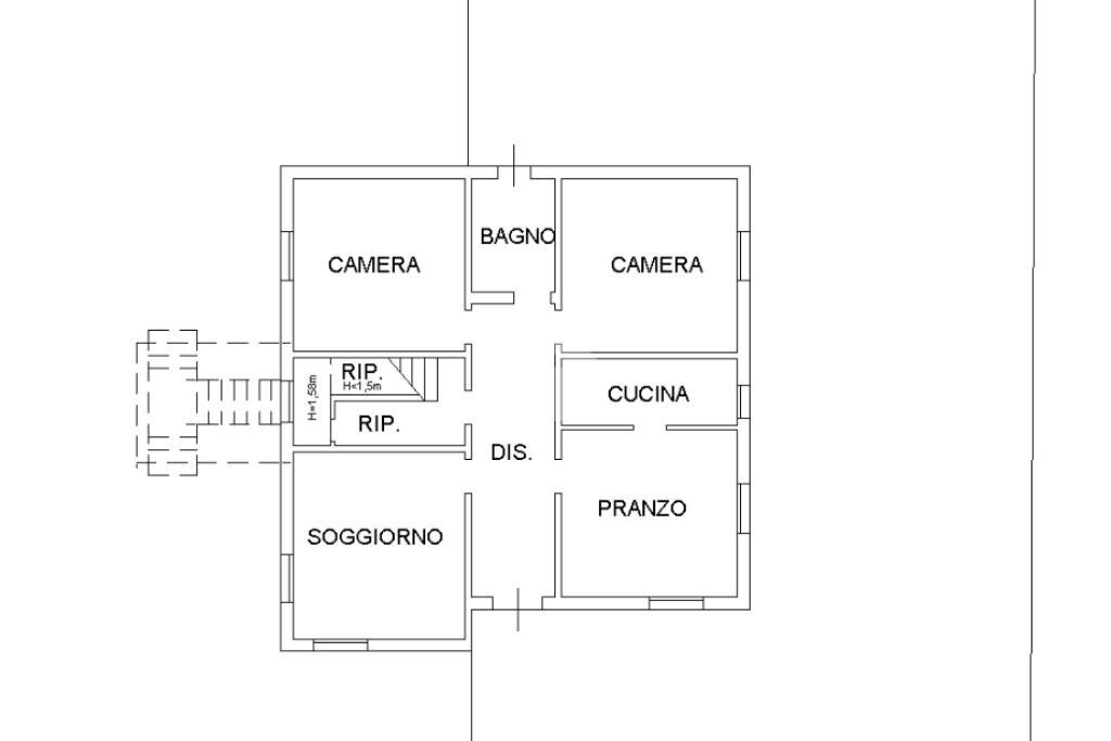 Appartamento Via Pilastrino, Calderara di Reno - planimetria 1