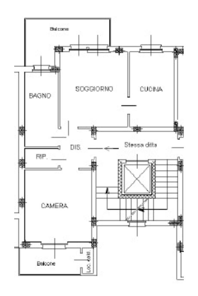 Trilocale Viale ferruccio parri, Piossasco - planimetria 1