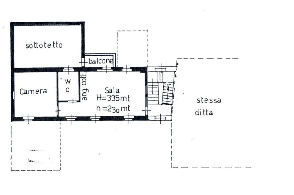Bilocale Via colombaro, Lanzo Torinese - planimetria 1