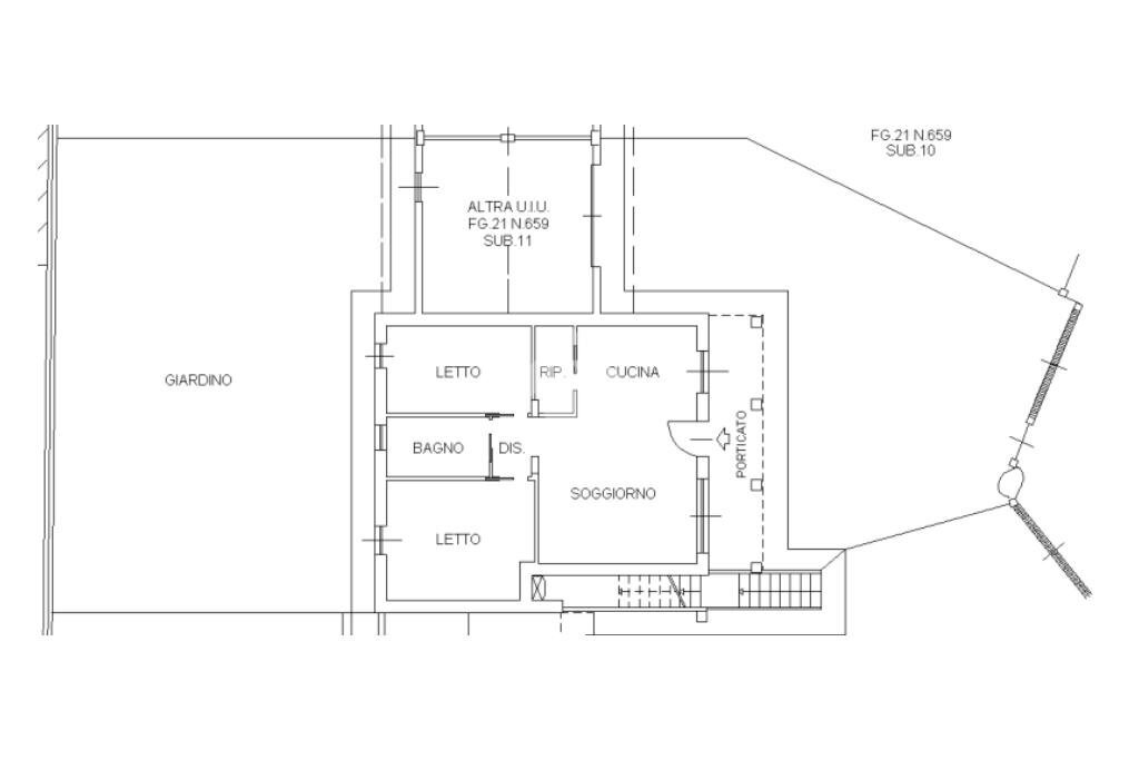 Trilocale Strada San Francesco al Campo, San Carlo Canavese - planimetria 1