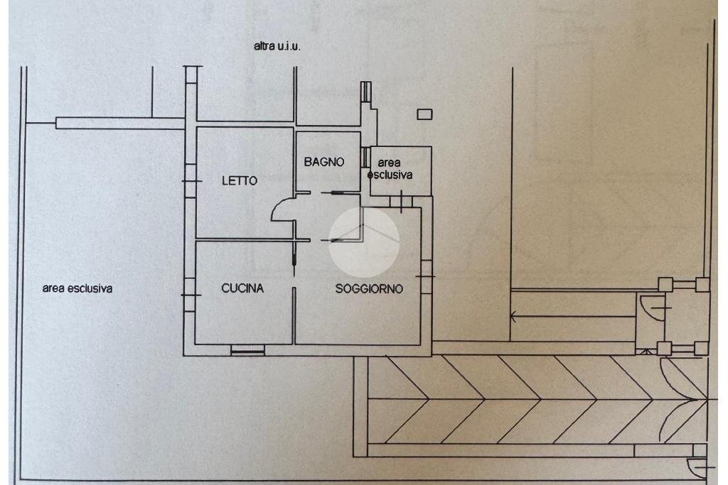 Trilocale Via Monte Grappa, Carignano - planimetria 1
