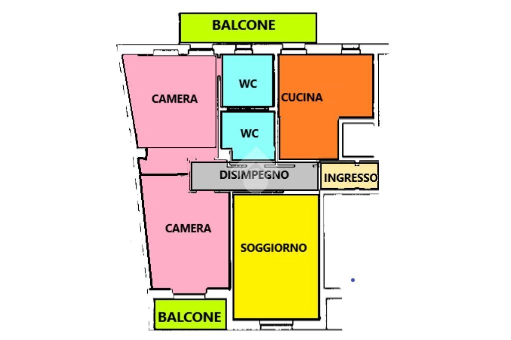Quadrilocale Lungo Tanaro S. Martino, Alessandria - planimetria 1