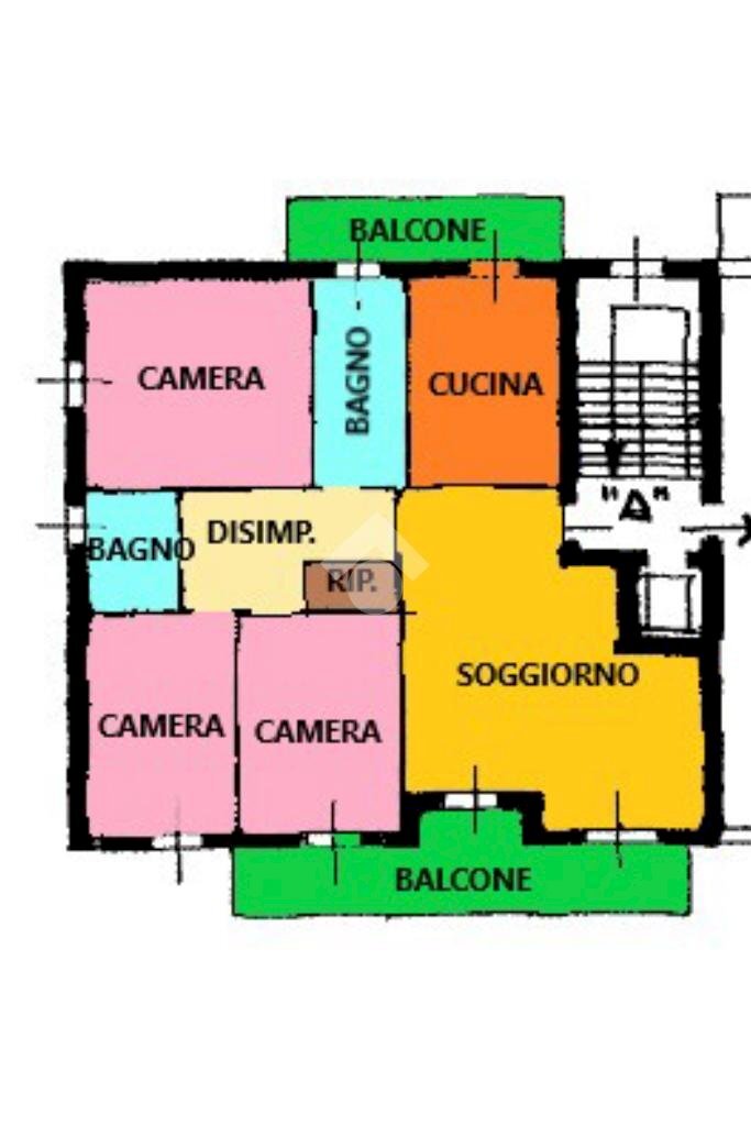 Appartamento Via S. Giacomo, Alessandria - planimetria 1