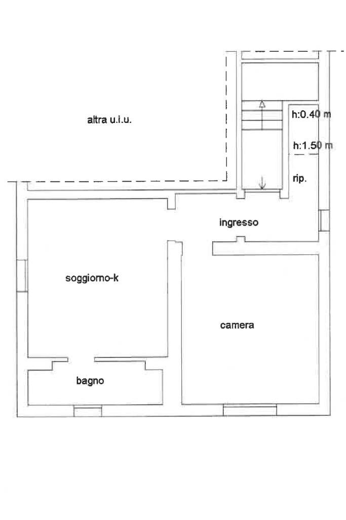 Bilocale Via Massarenti, Bologna (zona Massarenti) - planimetria 1