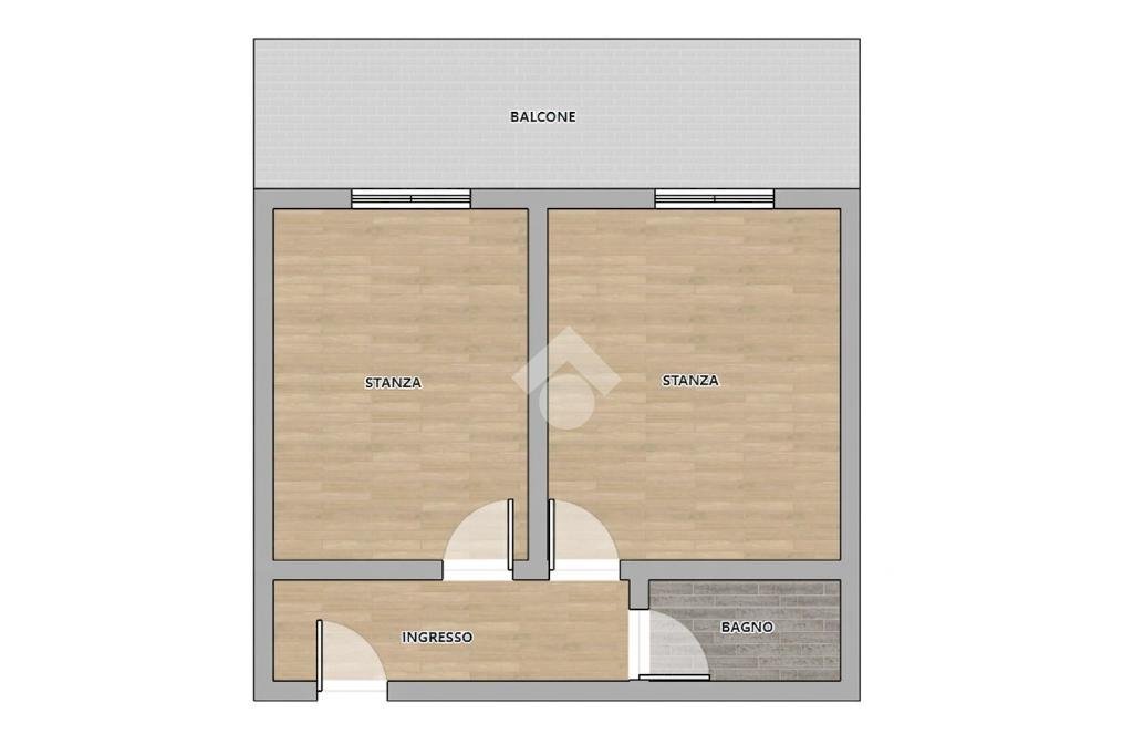 Bilocale Via le Corbusier, Ravenna - planimetria 1