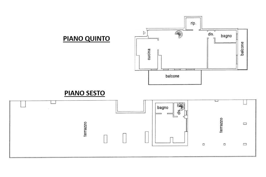 Attico Via Martin Luther King, Paderno Dugnano - planimetria 1