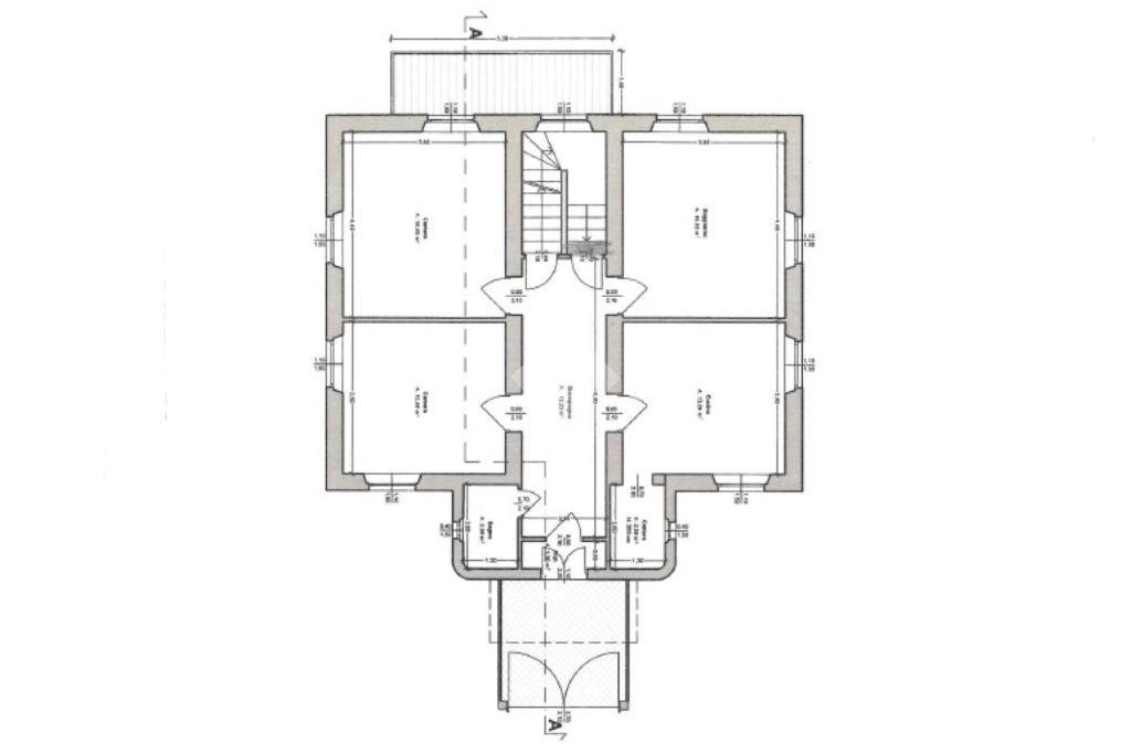 Quadrilocale Via Enrico Fermi, Trezzo sull'Adda - planimetria 1