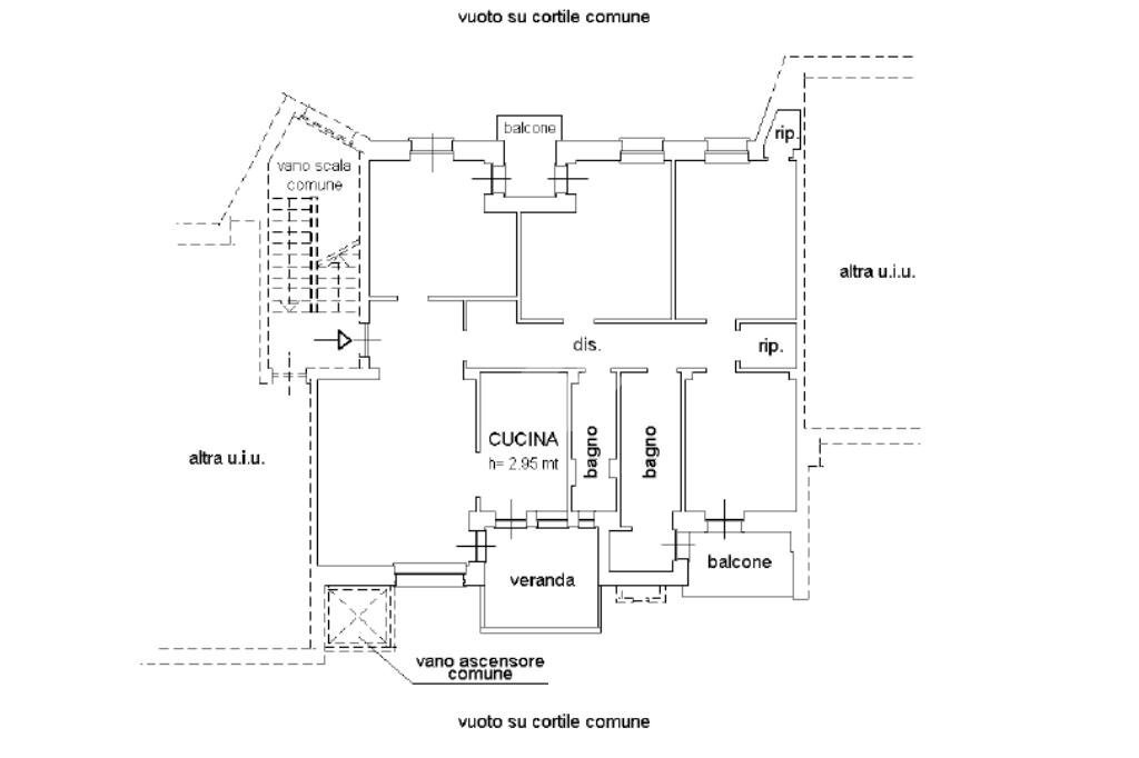 Apartment Via Bodoni, Saluzzo - floor plans 1